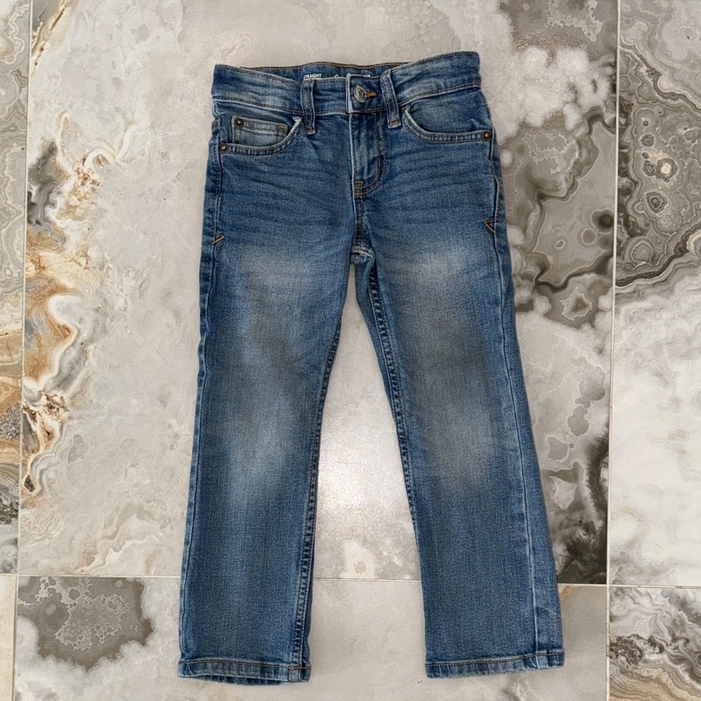 Boys Straight Blue Jeans